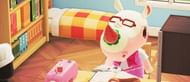 Merengue trying to read about why her glasses aren't working (Image via Nintendo)